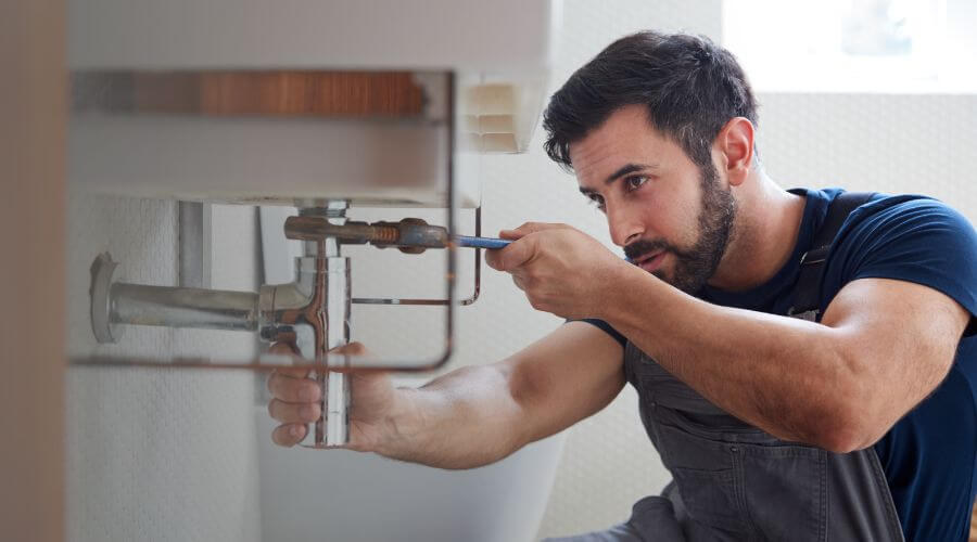 Hot water issue at sink in Crane, IN